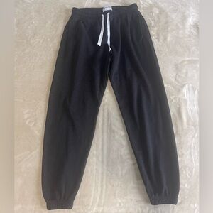 Streetwear Society Black Joggers with White Drawstring